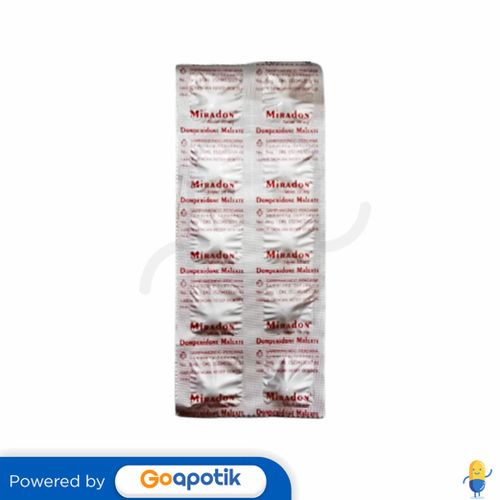 MIRADON 10 MG STRIP 10 TABLET