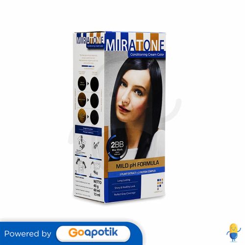 MIRATONE CONDITIONING CREAM COLOR 2BB BLUE BLACK