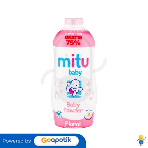 MITU BABY POWDER FLORAL 100+75 GRAM BOTOL