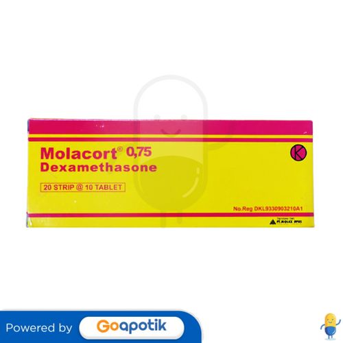 MOLACORT 0.75 MG BOX 200 TABLET