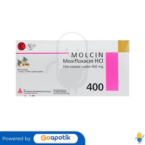 MOLCIN 400 MG BOX 10 TABLET