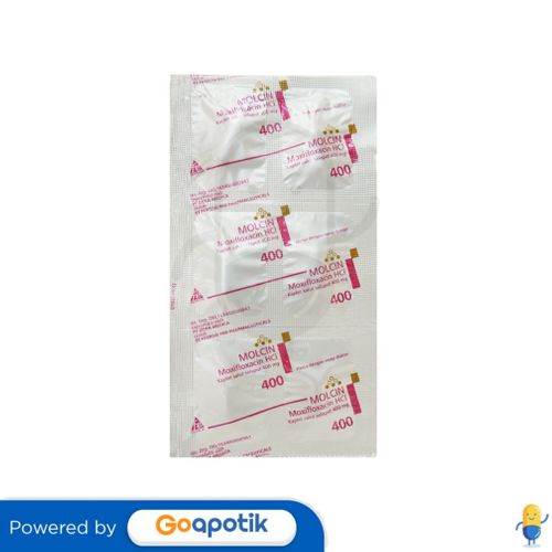 MOLCIN 400 MG TABLET - Kegunaan, Efek Samping, Dosis dan Aturan Pakai