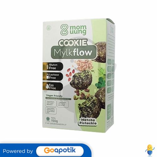 MOM UUNG COOKIE MYLKFLOW MATCHA PISTACHIO 150 GRAM BOX