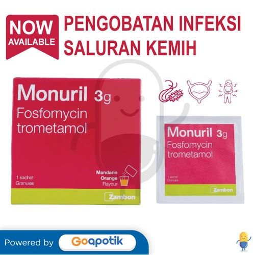 MONURIL GRANULA 3 GRAM BOX 1 SACHET