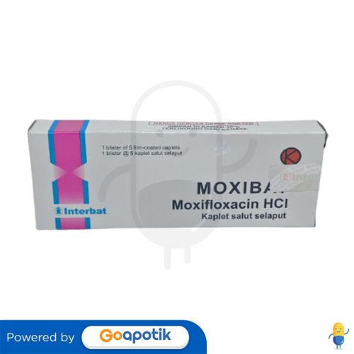 MOXIBAT 400 MG BOX 5 KAPLET