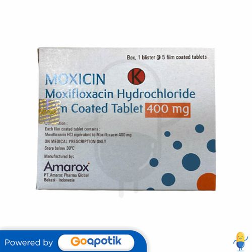 MOXICIN 400 MG BOX 5 TABLET