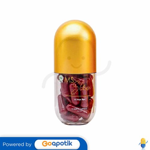 MS GLOW MS SLIM SLIMMING CAPSULE BOTOL 30 KAPSUL Kegunaan, Efek