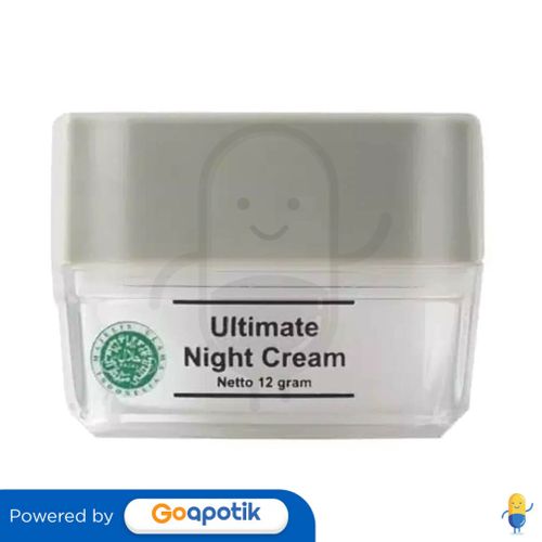 MS GLOW ULTIMATE NIGHT CREAM POT 12 GRAM