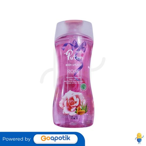 MUSTIKA PUTERI BODY SPLASH ROSE 135 ML BOTOL