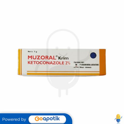 MUZORAL 2% KRIM 5 GRAM TUBE