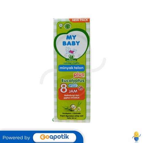 MY BABY MINYAK TELON PLUS EUCALYPTUS 8 JAM BOTOL 30 ML