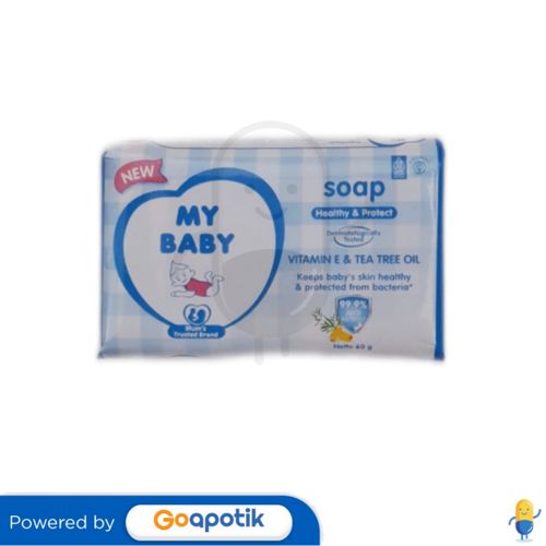 MY BABY SOAP HEALTHY & PROTECT WITH VIT E & TEA TREE OIL 60 GRAM
