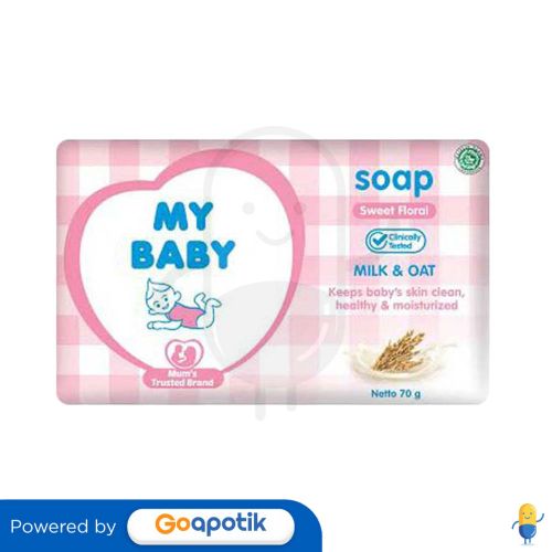 MY BABY SOAP SWEET FLORAL 70 GRAM DUS