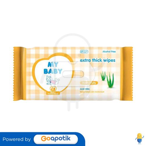 MY BABY WIPES EXTRA THICK FRESH FRUITY PACK 10 SHEET