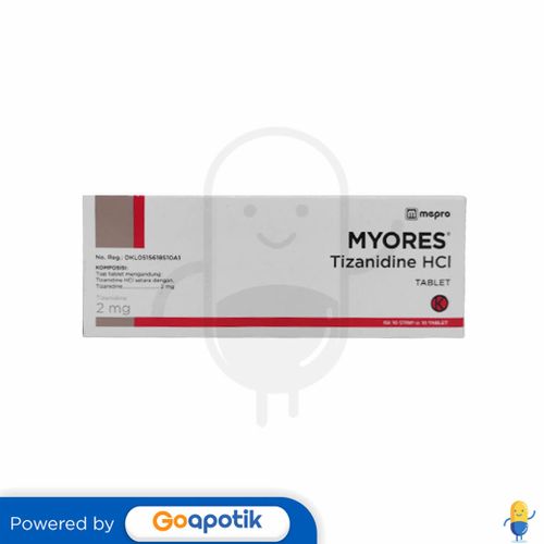 MYORES 2 MG BOX 100 TABLET