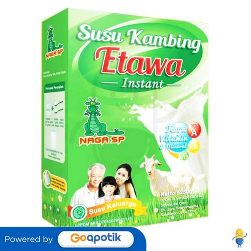 NAGA SP SUSU KAMBING ORGANIK 250 GRAM