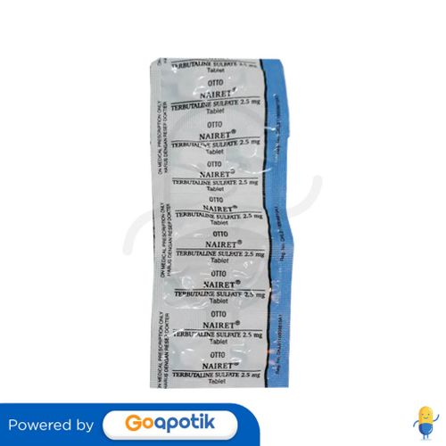NAIRET 2.5 MG STRIP 10 TABLET