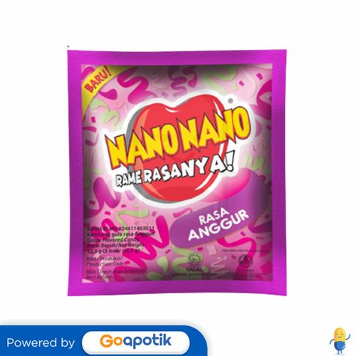 NANO-NANO RASA ANGGUR PACK 12.5 GRAM