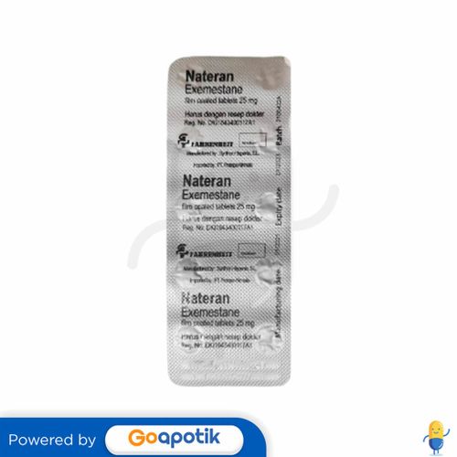 NATERAN 25 MG STRIP 10 TABLET