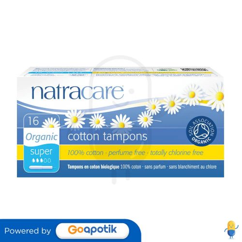 NATRACARE APPLICATOR TAMPONS SUPER 16 PCS PACK Kegunaan, Efek Samping
