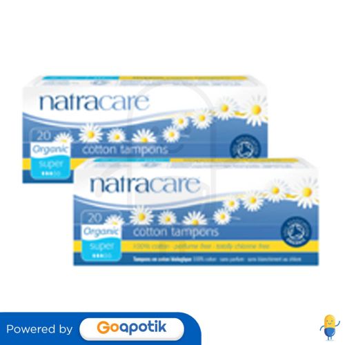 NATRACARE DIGITAL TAMPONS SUPER 20 PCS BUNDLING 2 PACK