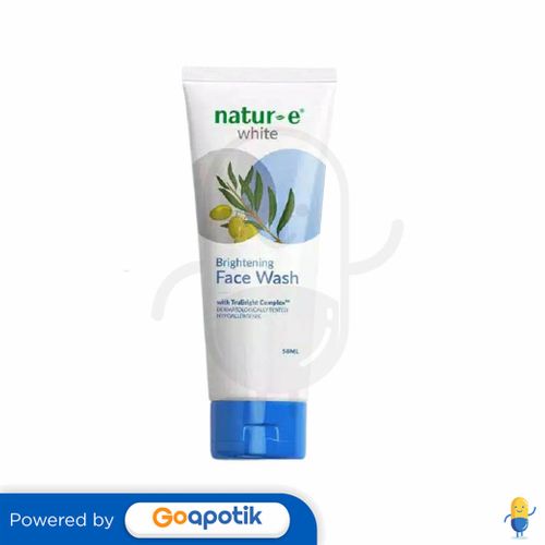 NATUR-E WHITE BRIGHTENING FACE WASH 50 ML TUBE