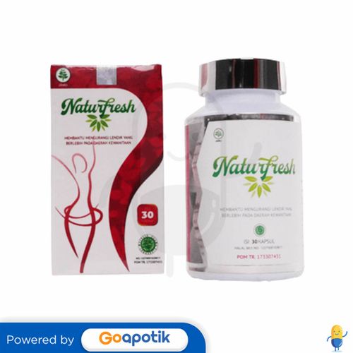 NATURAFIT NATURFRESH BOTOL 30 KAPSUL