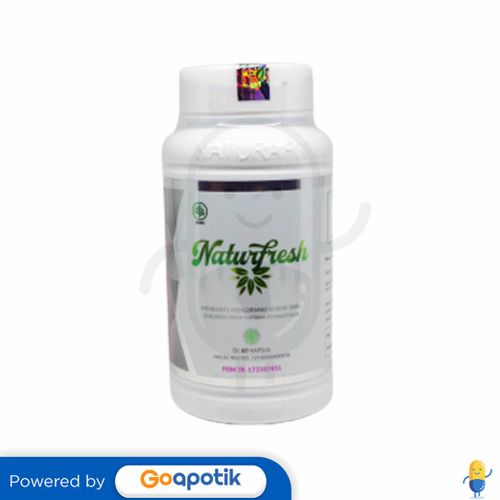 NATURAFIT NATURFRESH BOTOL 60 KAPSUL