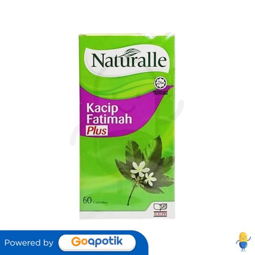 NATURALLE KACIP FATIMAH PLUS BOTOL 60 KAPSUL