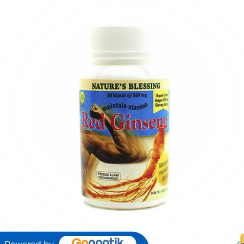 NATURE'S BLESSING RED GINSENG BOX 30 KAPSUL