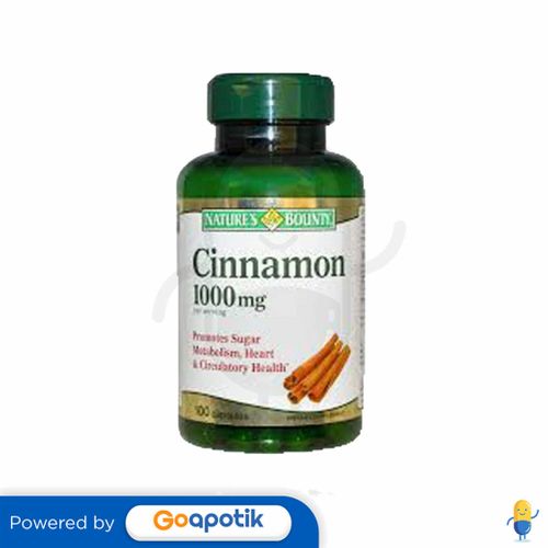 NATURE'S BOUNTY CINNAMON 1000 MG KAPSUL