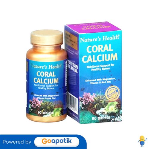 NATURE'S HEALTH CORAL CALCIUM BOX 90 KAPSUL