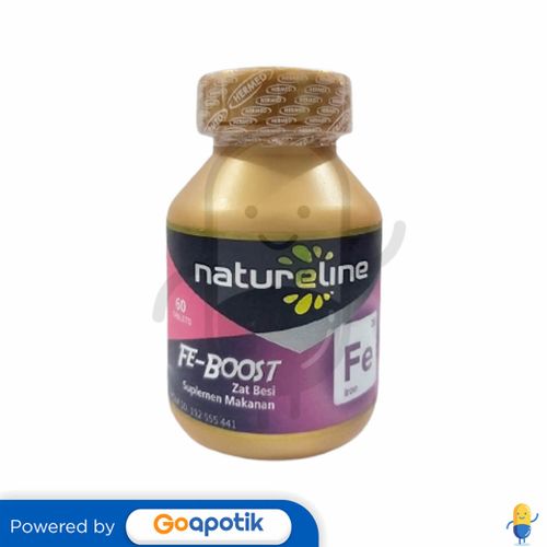 NATURELINE FE-BOOST BOTOL 60 TABLET