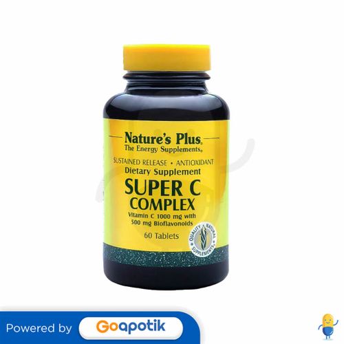 NATURES PLUS SUPER C COMPLEX BOTOL 60 TABLET Kegunaan, Efek Samping