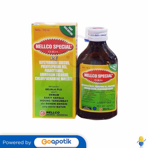 NELLCO SPECIAL OBH PE SYRUP RASA MENTHOL 100 ML