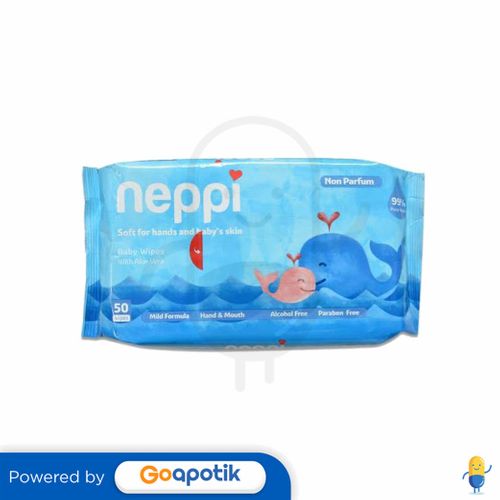 NEPPI BABY WIPES NON PARFUM 50 PCS