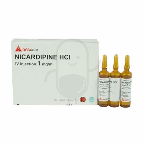 NICARDIPINE OGB DEXA MEDICA 1 MG/ML INJEKSI 10 ML BOX 5 AMPUL