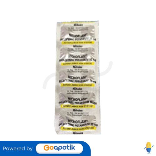 NICHOFLAM 50 MG STRIP 10 TABLET