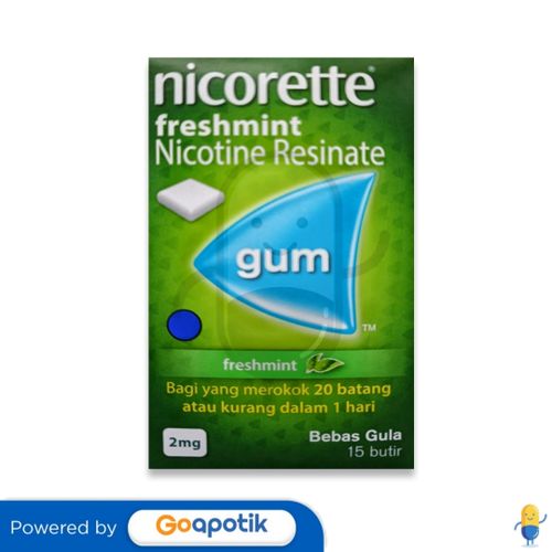 NICORETTE FRESHMINT 2 MG BOX 15 GUM
