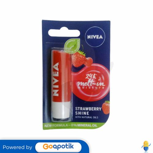 NIVEA 24H MELT IN MOISTURE STRAWBERRY SHINE 4.8 GRAM
