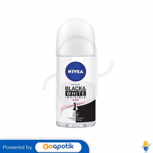 NIVEA BLACK AND WHITE INVISIBLE CLEAR DEODORANT 25 ML