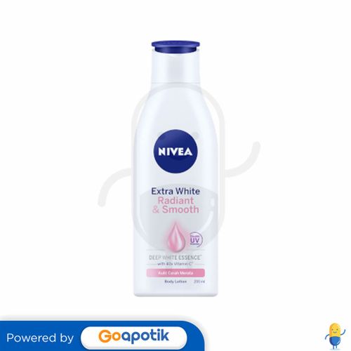 NIVEA EXTRA WHITE RADIANT & SMOOTH BODY LOTION 200 ML BOTOL