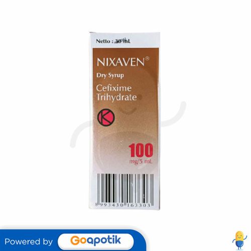 NIXAVEN 100 MG 30 ML SIRUP