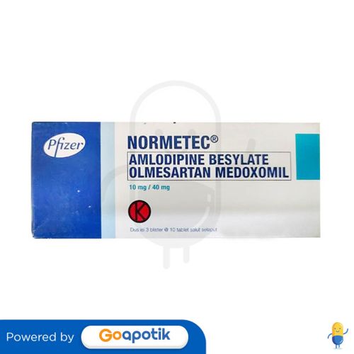 NORMETEC 10/40 MG BOX 30 TABLET