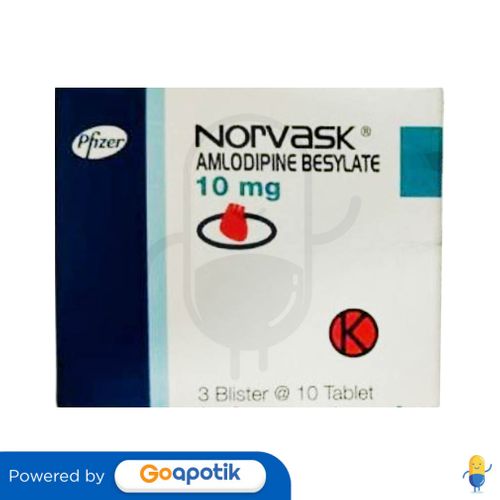 NORVASK 10 MG BOX 30 TABLET