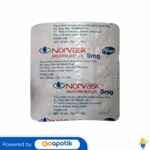 NORVASK 5 MG TABLET