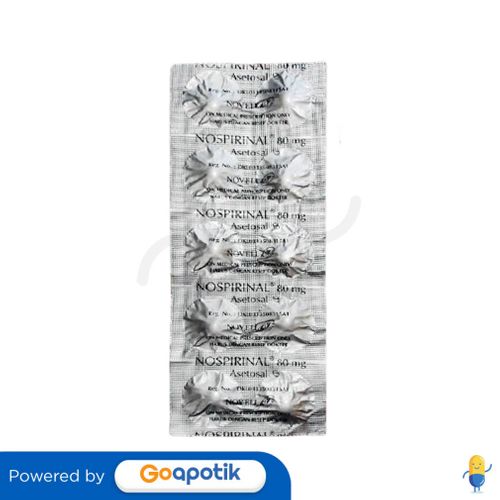 NOSPIRINAL 80 MG TABLET