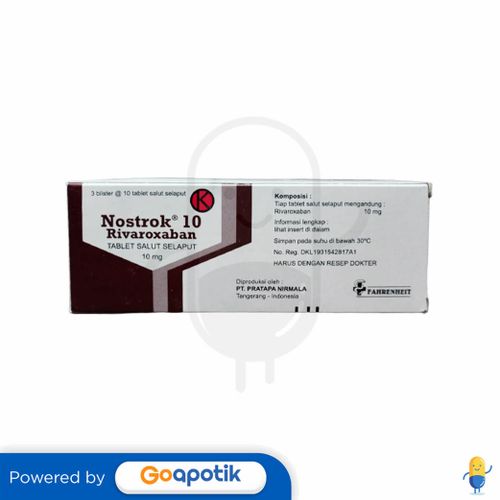 NOSTROK 10 MG BOX 30 TABLET