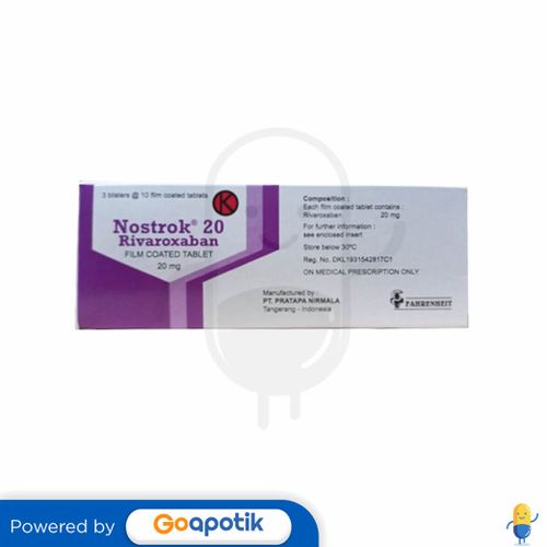 NOSTROK 20 MG BOX 30 TABLET