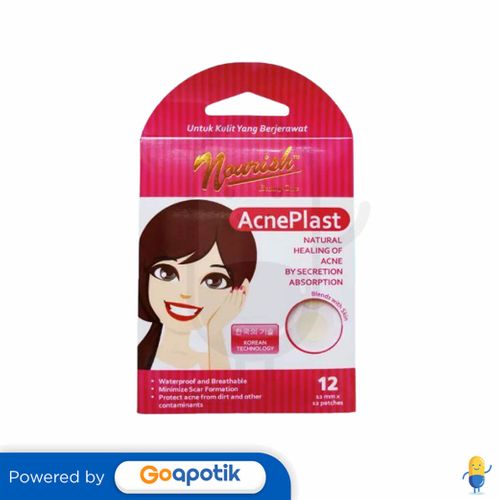 NOURISH BEAUTY CARE ACNE PLAST FOR GIRL PACK 12 PCS